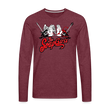 Load image into Gallery viewer, Men's Premium Long Sleeve T-Shirt - heather burgundy
