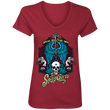 Load image into Gallery viewer, Ladies' V-Neck T-Shirt- Sugar gets you high - The SoapGirls