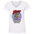 Load image into Gallery viewer, Sams on Crack Ladies' V-Neck T-Shirt - The SoapGirls