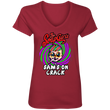 Load image into Gallery viewer, Sams on Crack Ladies' V-Neck T-Shirt - The SoapGirls