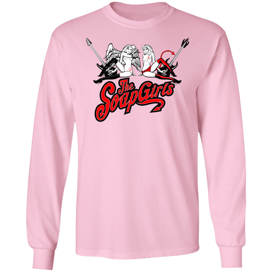 Official full logo Mens Long SLeeve T-Shirt - The SoapGirls
