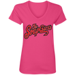 Load image into Gallery viewer, Sams on Crack Ladies' V-Neck T-Shirt - The SoapGirls