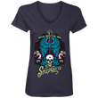 Load image into Gallery viewer, Ladies' V-Neck T-Shirt- Sugar gets you high - The SoapGirls