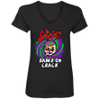 Load image into Gallery viewer, Sams on Crack Ladies' V-Neck T-Shirt - The SoapGirls
