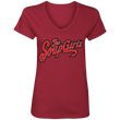 Load image into Gallery viewer, Sams on Crack Ladies' V-Neck T-Shirt - The SoapGirls