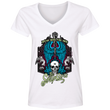 Load image into Gallery viewer, Ladies' V-Neck T-Shirt- Sugar gets you high - The SoapGirls