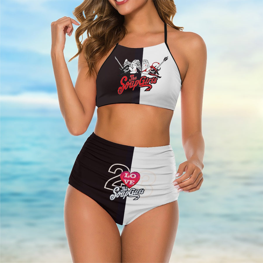 Love Potion High Waisted  Two Piece Swimsuit - The SoapGirls