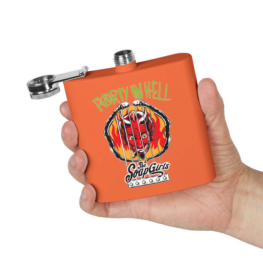 The SoapGirls Party in Hell Flask