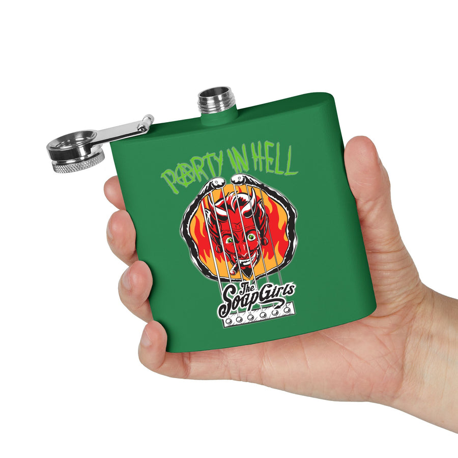 The SoapGirls Party in Hell Flask