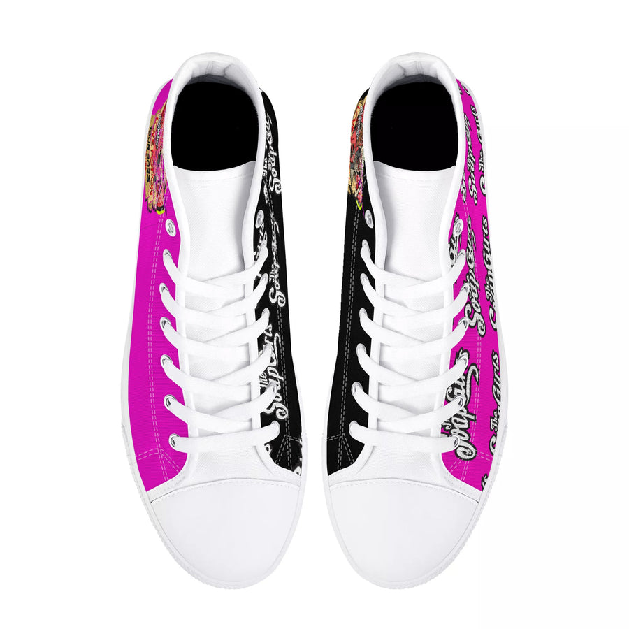 Mens High Top Love Potion tour sneakers - The SoapGirls
