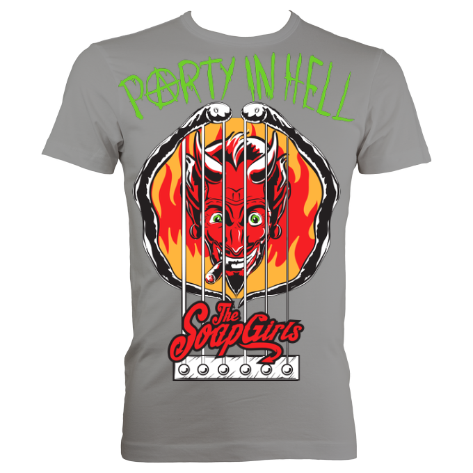 Official Party in Hell - Mens Full chest print - The SoapGirls