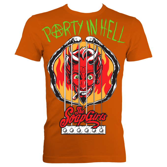 Official Party in Hell - Mens Full chest print - The SoapGirls