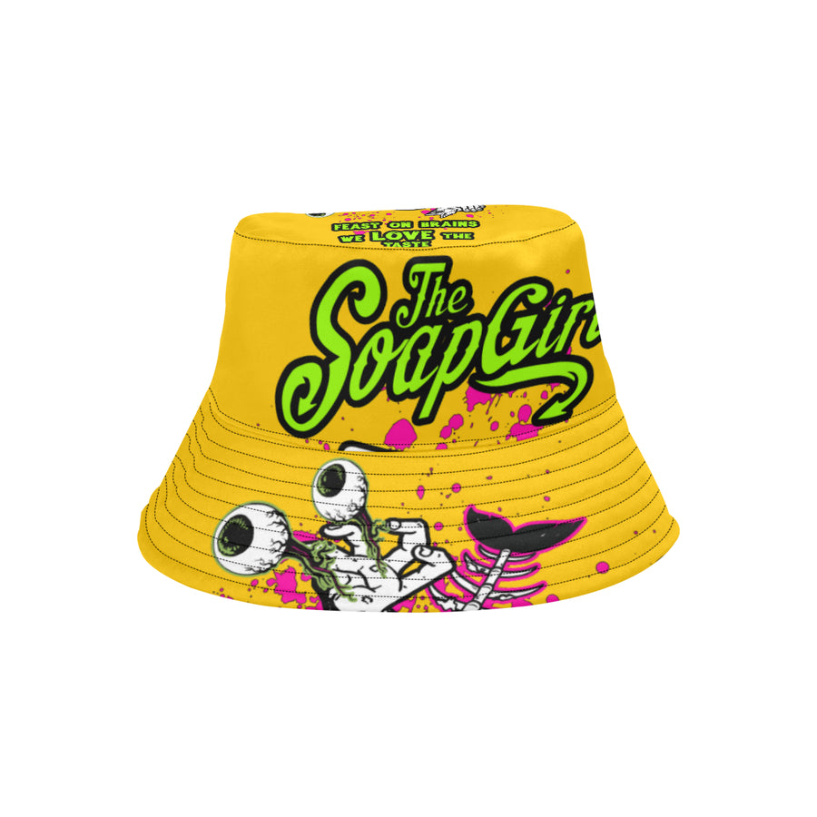 Ladies Yellow  Bucket Hat - The SoapGirls