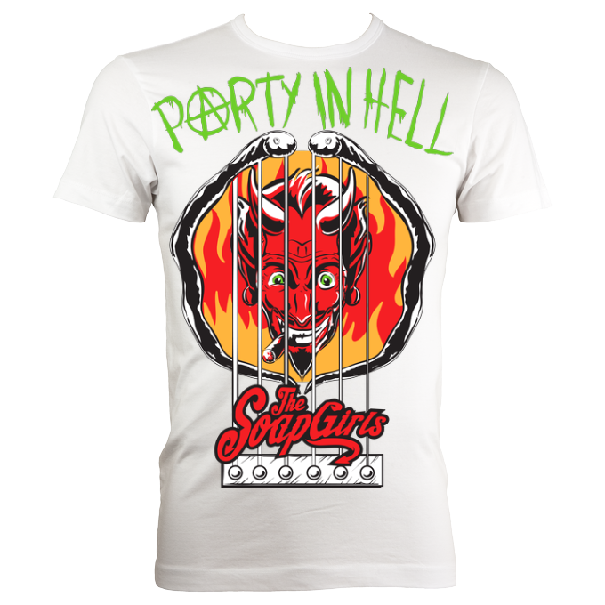 Official Party in Hell - Mens Full chest print - The SoapGirls