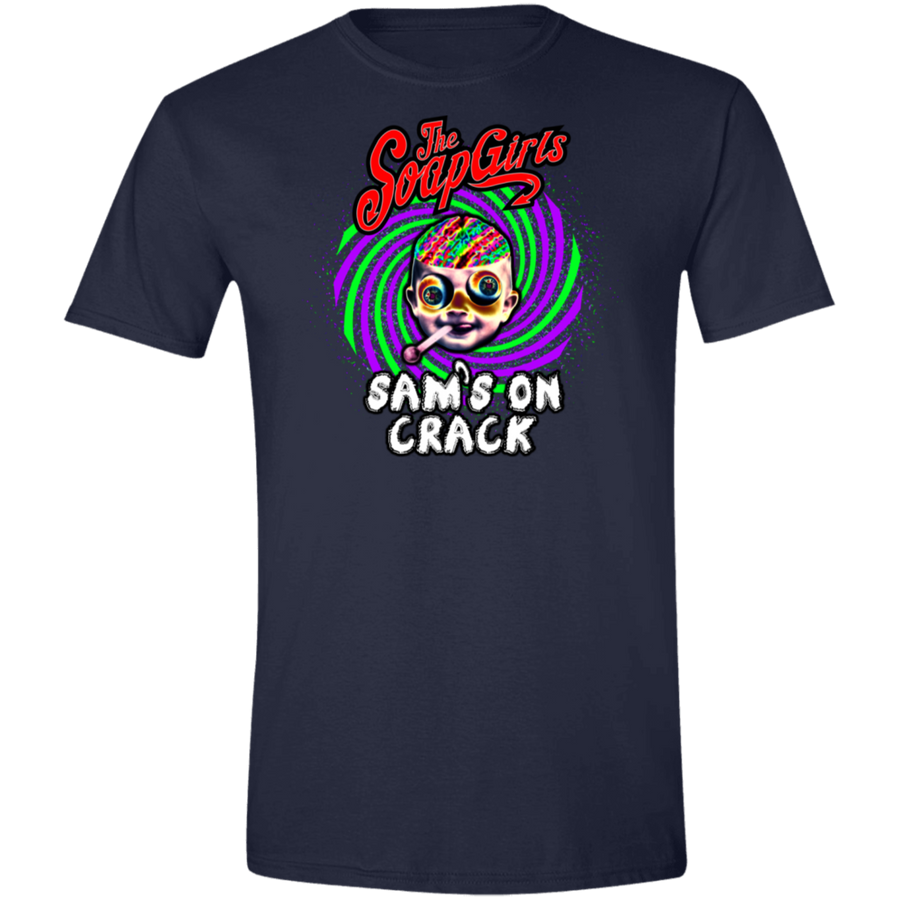 Sams on Crack Mens Softstyle T-Shirt - The SoapGirls