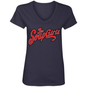Sams on Crack Ladies' V-Neck T-Shirt - The SoapGirls