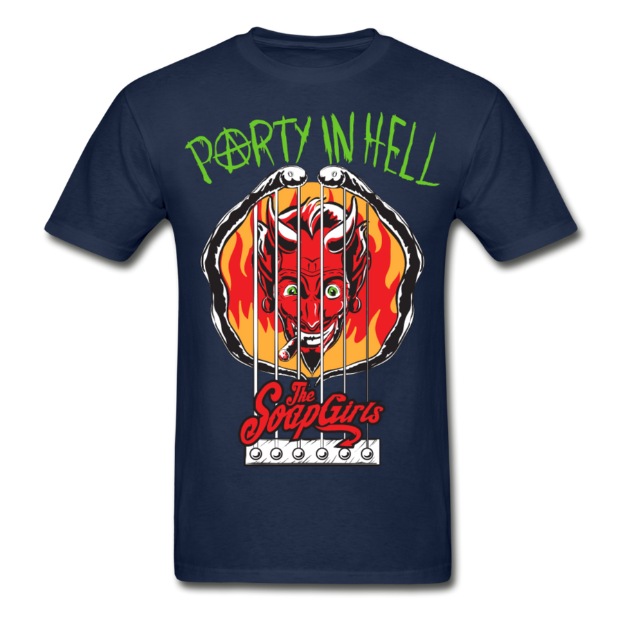 PARTY IN HELL - Mens tagless Tee - The SoapGirls