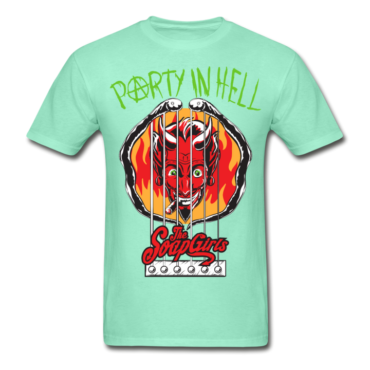 PARTY IN HELL - Mens tagless Tee - The SoapGirls